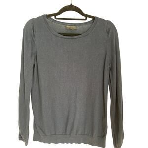 Women’s navy silk cashmere lightweight sweater‎ navy SM